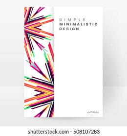 Plantilla de fondo geométrico para cubiertas, volantes, pancartas, carteles y carteles, puede utilizarse para presentaciones y portadas de libros, ilustración vectorial EPS10