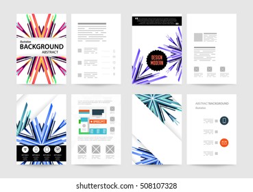 Geometric background Template for covers, flyers, banners, posters and placards, may be used for presentations and book covers, EPS10 vector illustration