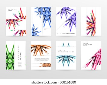 Geometric background Template for covers, flyers, banners, posters and placards, may be used for presentations and book covers, EPS10 vector illustration