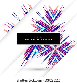 Geometric background Template for covers, flyers, banners, posters and placards, may be used for presentations and book covers, EPS10 vector illustration
