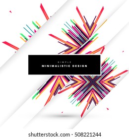Geometric background Template for covers, flyers, banners, posters and placards, may be used for presentations and book covers, EPS10 vector illustration