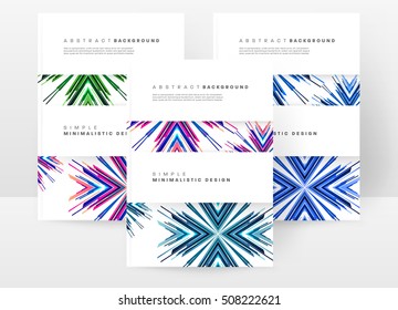 La plantilla de fondo geométrico para cubiertas, volantes, pancartas, carteles y carteles puede utilizarse para presentaciones y portadas de libros, ilustración vectorial EPS10