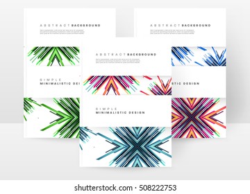 Geometric background Template for covers, flyers, banners, posters and placards, may be used for presentations and book covers, EPS10 vector illustration