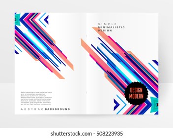 Plantilla de fondo geométrico para cubiertas, volantes, pancartas, carteles y carteles, puede utilizarse para presentaciones y portadas de libros, ilustración vectorial EPS10