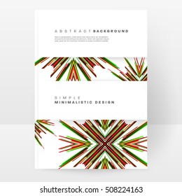 Geometric background Template for covers, flyers, banners, posters and placards, may be used for presentations and book covers, EPS10 vector illustration