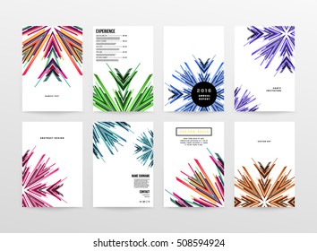 Geometric background Template for covers, flyers, banners, posters and placards, may be used for presentations and book covers, EPS10 vector illustration