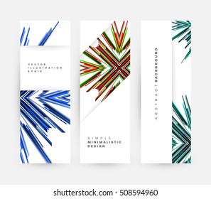 Geometrischer Hintergrund Vorlage für Cover, Flyer, Banner, Poster und Plakate, kann für Präsentationen und Buchumschläge, EPS10 Vektorgrafik, verwendet werden