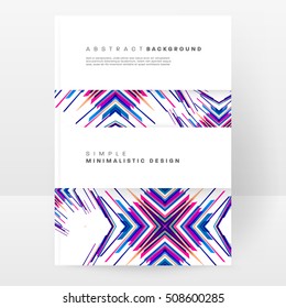 Geometric background Template for covers, flyers, banners, posters and placards, may be used for presentations and book covers, EPS10 vector illustration