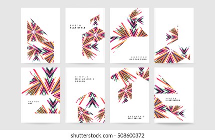 Plantilla de fondo geométrico para cubiertas, volantes, pancartas, carteles y carteles, puede utilizarse para presentaciones y portadas de libros, ilustración vectorial EPS10
