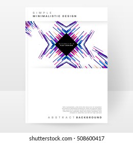 Geometric background Template for covers, flyers, banners, posters and placards, may be used for presentations and book covers, EPS10 vector illustration
