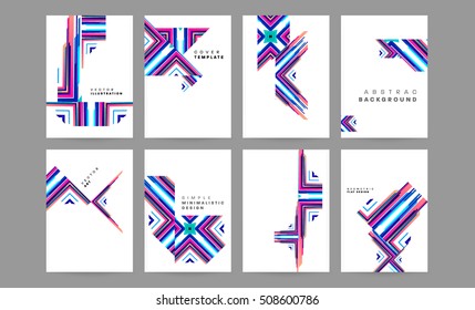 Geometric background Template for covers, flyers, banners, posters and placards, may be used for presentations and book covers, EPS10 vector illustration