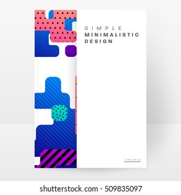 Geometric background Template for covers, flyers, banners, posters and placards, may be used for presentations and book covers, EPS10 vector illustration
