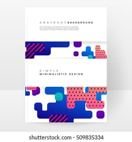 Plantilla de fondo geométrico para cubiertas, volantes, pancartas, carteles y carteles, puede utilizarse para presentaciones y portadas de libros, ilustración vectorial EPS10