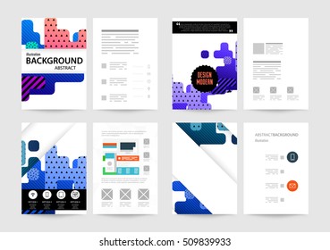 Geometric background Template for covers, flyers, banners, posters and placards, may be used for presentations and book covers, EPS10 vector illustration