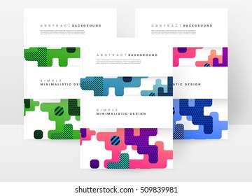 Geometrischer Hintergrund Vorlage für Cover, Flyer, Banner, Poster und Plakate, kann für Präsentationen und Buchumschläge, EPS10 Vektorgrafik, verwendet werden