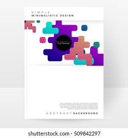 Plantilla de fondo geométrico para cubiertas, volantes, pancartas, carteles y carteles, puede utilizarse para presentaciones y portadas de libros, ilustración vectorial EPS10