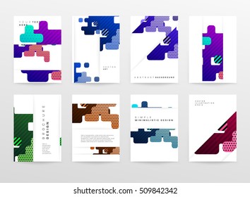 Geometrischer Hintergrund Vorlage für Cover, Flyer, Banner, Poster und Plakate, kann für Präsentationen und Buchumschläge, EPS10 Vektorgrafik, verwendet werden