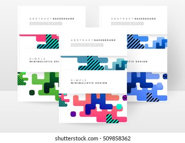 Geometric background Template for covers, flyers, banners, posters and placards, may be used for presentations and book covers, EPS10 vector illustration
