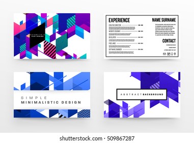 Geometric background Template for covers, flyers, banners, posters and placards, may be used for presentations and book covers, EPS10 vector illustration