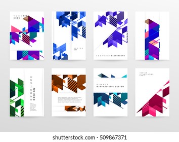 Geometric background Template for covers, flyers, banners, posters and placards, may be used for presentations and book covers, EPS10 vector illustration