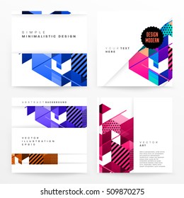 Geometric background Template for covers, flyers, banners, posters and placards, may be used for presentations and book covers, EPS10 vector illustration