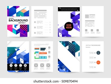 Geometric background Template for covers, flyers, banners, posters and placards, may be used for presentations and book covers, EPS10 vector illustration