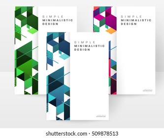 La plantilla de fondo geométrico para cubiertas, volantes, pancartas, carteles y carteles puede utilizarse para presentaciones y portadas de libros, ilustración vectorial EPS10