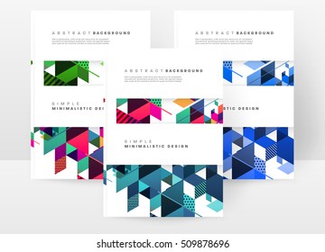 Geometric background Template for covers, flyers, banners, posters and placards, may be used for presentations and book covers, EPS10 vector illustration