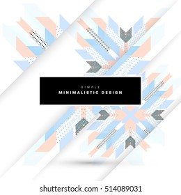 Geometric background Template for covers, flyers, banners, posters and placards, may be used for presentations and books, EPS10 vector illustration