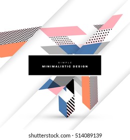 Geometric background Template for covers, flyers, banners, posters and placards, may be used for presentations and books, EPS10 vector illustration