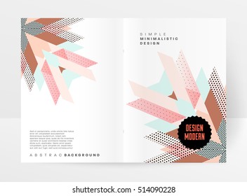 Geometric background Template for covers, flyers, banners, posters and placards, may be used for presentations and books, EPS10 vector illustration
