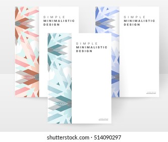 Geometric background Template for covers, flyers, banners, posters and placards, may be used for presentations and books, EPS10 vector illustration