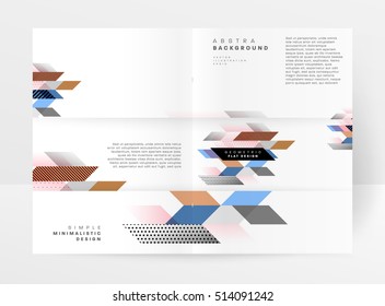 Geometric background Template for covers, flyers, banners, posters and placards, may be used for presentations and books, EPS10 vector illustration