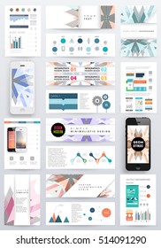 Geometric background Template for covers, flyers, banners, posters and placards, may be used for presentations and books, EPS10 vector illustration