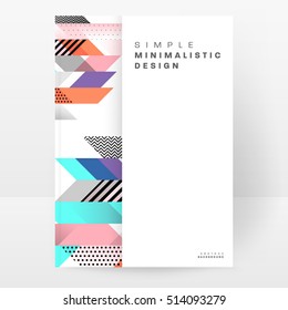 Geometric background Template for covers, flyers, banners, posters and placards, may be used for presentations and books, EPS10 vector illustration