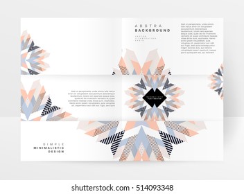 Plantilla de fondo geométrico para cubiertas, volantes, pancartas, carteles y carteles, puede utilizarse para presentaciones y libros, ilustración vectorial EPS10