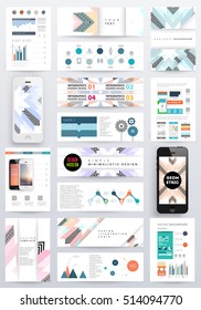Geometric background Template for covers, flyers, banners, posters and placards, may be used for presentations and books, EPS10 vector illustration