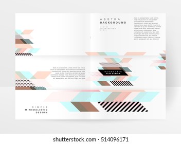 Geometric background Template for covers, flyers, banners, posters and placards, may be used for presentations and books, EPS10 vector illustration