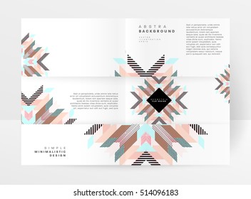 Geometric background Template for covers, flyers, banners, posters and placards, may be used for presentations and books, EPS10 vector illustration