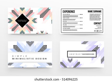 Geometric background Template for covers, flyers, banners, posters and placards, may be used for presentations and books, EPS10 vector illustration