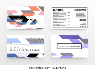 Geometric background Template for covers, flyers, banners, posters and placards, may be used for presentations and books, EPS10 vector illustration
