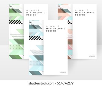 Geometric background Template for covers, flyers, banners, posters and placards, may be used for presentations and books, EPS10 vector illustration