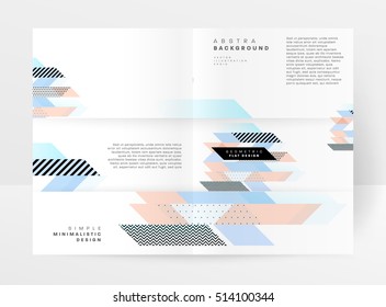 Geometric background Template for covers, flyers, banners, posters and placards, may be used for presentations and books, EPS10 vector illustration
