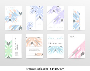 Plantilla de fondo geométrico para cubiertas, volantes, pancartas, carteles y carteles, puede utilizarse para presentaciones y libros, ilustración vectorial EPS10