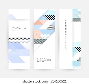 Geometric background Template for covers, flyers, banners, posters and placards, may be used for presentations and books, EPS10 vector illustration