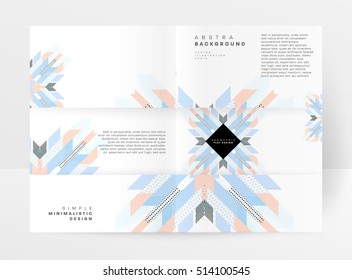 Geometric background Template for covers, flyers, banners, posters and placards, may be used for presentations and books, EPS10 vector illustration