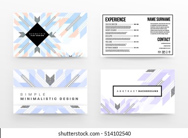 Geometric background Template for covers, flyers, banners, posters and placards, may be used for presentations and books, EPS10 vector illustration
