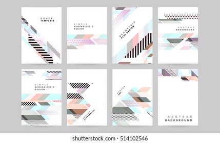 Geometric background Template for covers, flyers, banners, posters and placards, may be used for presentations and books, EPS10 vector illustration