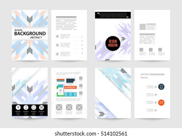 Geometric background Template for covers, flyers, banners, posters and placards, may be used for presentations and books, EPS10 vector illustration