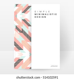 Geometrische Hintergrundvorlage für Cover, Flyer, Banner, Poster und Plakate, kann für Präsentationen und Bücher verwendet werden, EPS10 Vektorgrafik